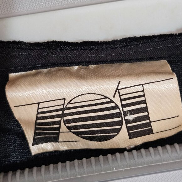 ZOE California Maxi Dress Sz Medium Vtg Black Crinkle Velvet Witchy Goth Vampire - Picture 14 of 14